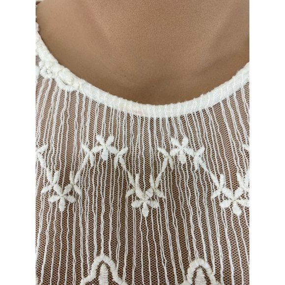 MNG Casual cream white lace dress - Picture 9 of 9